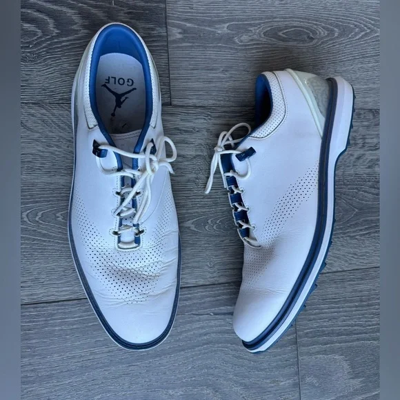 Jordan ADG 4 'White French Blue' Golf Shoes Size 12 - Picture 2 of 13